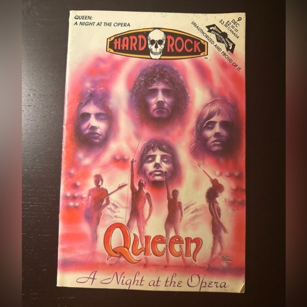 Vintage Hard Rock Comics Revolutionary comic book Queen A Night At The Opera
